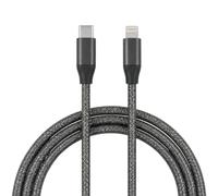 LA CASA DE LAS CARCASAS Câble Glitter USB-C vers Lightning Noir