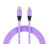 LA CASA DE LAS CARCASAS Câble silicone USB-C vers Lightning Violet