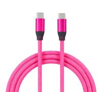LA CASA DE LAS CARCASAS Câble silicone USB-C vers USB-C rose