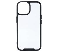 LA CASA DE LAS CARCASAS Coque Bumper Anti-Chute pour iPhone 15 Pro [Flexible, Semi-Robuste et Ultra Résistante] TPU Silicone Protection Anti-Chocs [Protection contre les chutes] (Bumper, Noir)