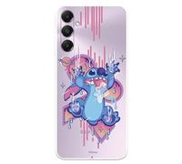 LA CASA DE LAS CARCASAS Coque compatible avec Samsung Galaxy A05s - Graffiti Disney Stitch officiel pour protéger votre téléphone portable - Coque en silicone transparente avec licence officielle Lilo