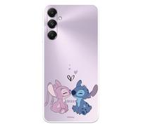 LA CASA DE LAS CARCASAS Coque compatible avec Samsung Galaxy A05s Officiel Disney Angel & Stitch Kiss pour protéger votre téléphone portable, coque en silicone transparente avec licence officielle