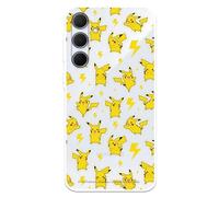 LA CASA DE LAS CARCASAS Coque compatible avec Samsung Galaxy A35 5G sous licence officielle Pokémon Pikachu motif pour protéger votre téléphone portable sous licence officielle Pokémon