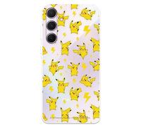 LA CASA DE LAS CARCASAS Coque compatible avec Samsung Galaxy A55 5G sous licence officielle Pokémon Pikachu motif pour protéger votre téléphone portable sous licence officielle Pokémon