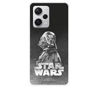 LA CASA DE LAS CARCASAS Coque Compatible avec Xiaomi Redmi Note 12 Pro+ 5G Officiel Star Wars Dark Vador Fond Noir pour Protéger votre Téléphone Portable Coque Silicone Souple Transparente
