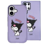 LA CASA DE LAS CARCASAS Coque officielle Kuromi pour Samsung Galaxy A32 - Coque en silicone avec licence officielle, coque antichoc et protection renforcée - Motif violet