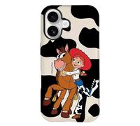 LA CASA DE LAS CARCASAS Coque officielle Toy Story Disney Pixar - Woody, Buzz Lightyear, Jessie, Aliens · Silicone Transparent et Tough Sublimée · Coque Toy Story Samsung Galaxy A34 5G (Cow Jessie)