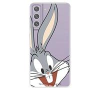 LA CASA DE LAS CARCASAS Coque Officielle Warner Bros Bugs Bunny Silhouette Transparente pour Samsung Galaxy S21 FE - Looney Tunes