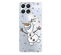 LA CASA DE LAS CARCASAS Coque pour Huawei Honor X8 - Honor X6 - Honor 70 Lite Officiel Disney Olaf Transparent pour protéger votre téléphone - Coque en silicone transparent souple sous licence