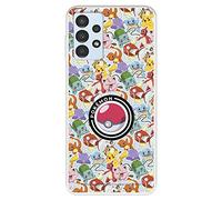 LA CASA DE LAS CARCASAS Coque pour Samsung Galaxy A13 4G Officiel Poké Ball Motif Sticker Poké pour protéger votre téléphone portable Coque en silicone souple avec licence officielle Pokémon
