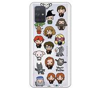 LA CASA DE LAS CARCASAS Coque pour Samsung Galaxy A71 Icônes officielles des personnages Harry Potter pour protéger votre téléphone portable. Coque en silicone souple avec licence officielle Harry Pot