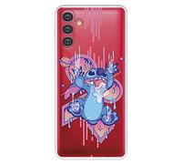 LA CASA DE LAS CARCASAS Coque Samsung Galaxy A13 5G Lilo & Stitch Stitch Graffiti pour protéger Votre Mobile Coque en Silicone Souple sous Licence Officielle Disney