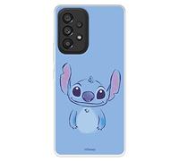 LA CASA DE LAS CARCASAS Coque Samsung Galaxy A53 Officielle Lilo & Stitch Stitch Bleu pour protéger Votre téléphone Portable Coque en Silicone Souple avec Licence Officielle Disney
