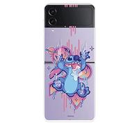 LA CASA DE LAS CARCASAS Coque Souple Transparente Silicone Samsung Galaxy Z Flip4 Stitch Graffiti Licence Officielle Disney Marvel Snoopy Dragon Ball Star Wars Léger