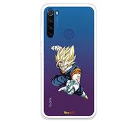 LA CASA DE LAS CARCASAS Étui pour Xiaomi Redmi Note 8T Officiel Dragon Ball Vegeto Super Saiyan pour protéger Votre téléphone. Coque pour Xiaomi en Silicone Souple avec Licence Officielle Dragon Ball