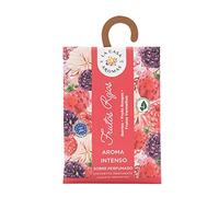 La Casa de los Aromas Lot de 12 sachets parfumés avec crochet pour armoire ou penderie Parfum fruits rouges