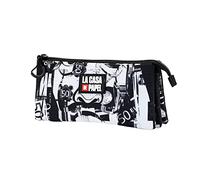 La CASA de Papel Money-Trousse Triple HS, Noir