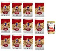 Wasa Original Lot de 3 crackers avec 100 % farine de seigle, tranches croustillantes avec farine de seigle entier, riches en fibres, 275 g + boîte italienne Gourmet Polpa di Pomodoro 400 g