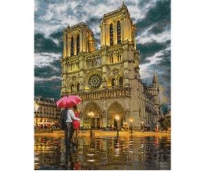 La cathédrale "Notre-Dame de Paris" - peinture par numéros