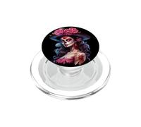 La Catrina, Dia De Los Muertos Jour des Morts Mexicain PopSockets PopGrip pour MagSafe