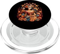 La Catrina Dia de Los Muertos Sugar Skull Cinco De Mayo PopSockets PopGrip pour MagSafe