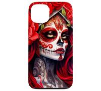 La Catrina Mystérieuse Beauté de la Dia de los Muertos Coque pour iPhone 13