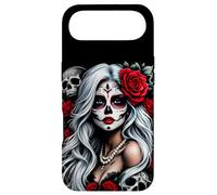 La Catrina Mystérieuse Beauté de la Rose Dia de Los Muertos Coque pour iPhone Air