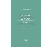 La causalité de Galilée à Kant - Elhanan Yakira - Puf - broché - Essai