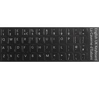 LA CAVERNE D'EABANI Kit de 48 Touches Autocollantes Clavier English - UK