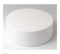 La Caverne du Cake- Dummy Rond Ø 15 cm, Hauteur 7 cm Support Polystyrène FUNCAKES