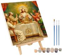 La CèNe Peinture Numero Adulte, Homme Peinture par Numero Adulte, DIY Activité Manuelle Adultes, Paint by Numbers Kits for Adults avec Pinceaux et Acrylique, Décoration Maison Cadeau 40x50 cm C-8915