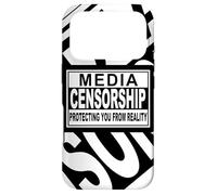 La Censure des médias Vous protège de la réalité Coque pour iPhone 17 Pro