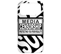 La Censure des médias Vous protège de la réalité Coque pour iPhone 17 Pro Max