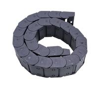 La chaîne porte-câbles fermée J25F.1.S s'ouvre des deux côtés de la chaîne porte-câbles de 1 m avec un rayon de courbure de 75 100(125mm,25x57mm-FJT)