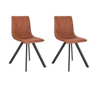 La Chaise espagnole Cervera Chaise, Tissus, Marron Argile, 42 cm (Largeur) x 52 cm (Profondeur) x 81,5 cm (Hauteur)