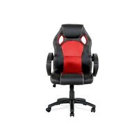 La Chaise Espagnole Madrid - Fauteuil de Bureau, Chaise de bureau, Simili cuir, Noir, 64,5x71x127,5