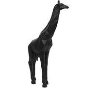 LA CHAISE LONGUE Statue Girafe origami noir 40 cm NOIR G