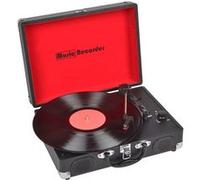 LA CHAISE LONGUE Tourne Disque Music Recorder - Noir - 13 x 35 x 25.5 cm Noir G