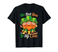 La Chance Tourne dans Mon Clan Irish Leprechauns St T-Shirt