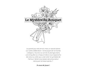 La Chasse au Trésor du Mariage : Résolvez le Mystère du Bouquet Volé: Une aventure pleine de surprises pour divertir vos invités et retrouver le bouquet volé. Parfait pour animer votre grand jour !