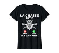 La Chasse m’Appelle Et Je Dois Y Aller Cadeau Chasseur T-Shirt Graphique avec Valeur
