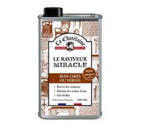 La Chatelaine Raviveur Miracle Bois Vernis ou Cirés 500 ml - Rénovateur, Protecteur, Raviveur de Couleur de Meubles en Bois - Élimine les Tâches, Fait Briller - Fabrication Française