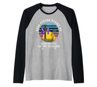 La chère Personne Qui est derrière Moi a Besoin de prière, tapotez Mon épaule Manche Raglan