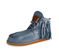 la Cheville pour Femmes Pas Arc de Support Bottes côté Fermeture éclair Talon Plat Chaussures d'amortissement en Cuir Vintage