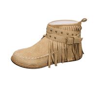 la Cheville pour Femmes Pas Arc de Support Bottes côté Fermeture éclair Talon Plat Chaussures d'amortissement en Cuir Vintage