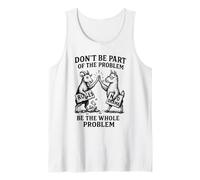 La chèvre et Le Lama sont à l'origine du problème et enfreignent Les règles Débardeur