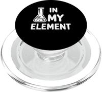 La Chimie dans Mon élément Un chimiste drôle PopSockets PopGrip pour MagSafe