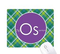 la chimie des éléments tableau des métaux de transition, l'osmium. réseaux verte grille pixel tapis de souris