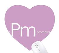 la chimie des éléments tableau lanthanide prométhium pm Jeux de tapis de souris en forme de coeur