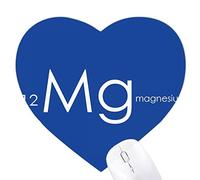 la chimie des éléments tableau métal alcalino - terreux magnésium mg Jeux de tapis de souris en forme de coeur